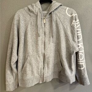Calvin Klein Zip Up Grey Jacket